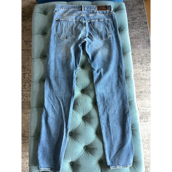 H&M L.O.G.G. Mens Jeans Size 33 Medium Wash Blue Straight Leg Stretch Classic - Picture 6 of 8